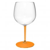 Gin & Tonic plastglas orange stjälk och fot 58 cl