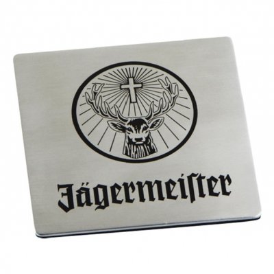 Jägermeister glasunderlägg rostfri