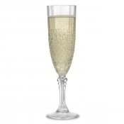 Champagneglas Crystal Effect i plast 4 st