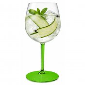 Gin & Tonic plastglas grön stjälk och fot 58 cl