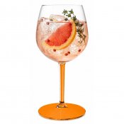 Gin & Tonic plastglas orange stjälk och fot 58 cl