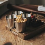 Peg Pommeskopp rostfritt stål 35 cl 4 st Dorre