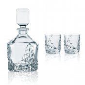 Whiskeyset Sculpture 2 st whiskeyglas 1 st karaff