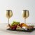 Vinglas guld 50 cl Oak & Steel 2 st