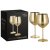 Vinglas guld 50 cl Oak & Steel 2 st