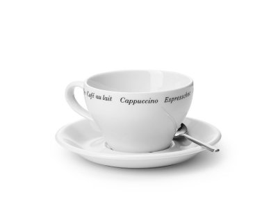 Cappuccinokopp Barista med Fat 2 pack