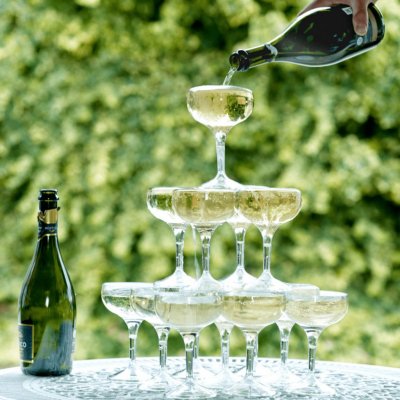 Tinto champagneglas coupe plast 25,5 cl