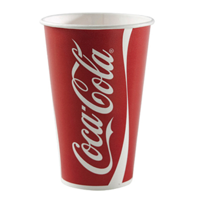 Coca Cola bägare Original mellan 0,4 liter 10 st