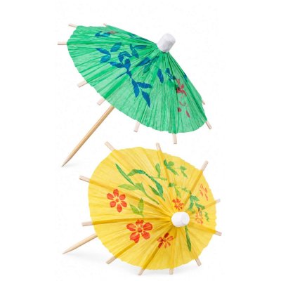 Cocktailpinne Parasoll blandade färger 144 st