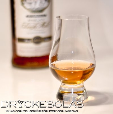 Glencairn Whiskyglas med whiskyflaska
