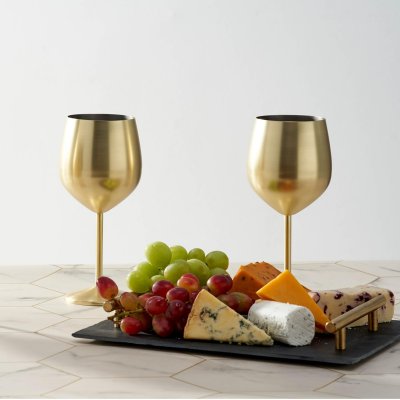 Vinglas guld 50 cl Oak & Steel 2 st