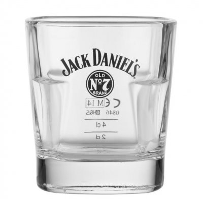 Jack Daniels stapelbara whiskeyglas