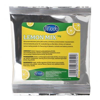 Lemon Mix 50 g till drinkar och bakning Modo