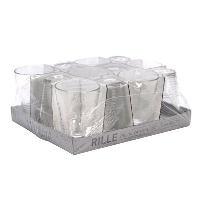 Dricksglas Rille klarglas 25 cl 12 st