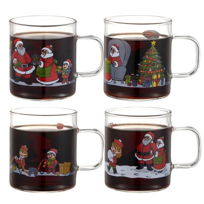 Santa Glöggmugg tomtefamiljen 4 st Dorre