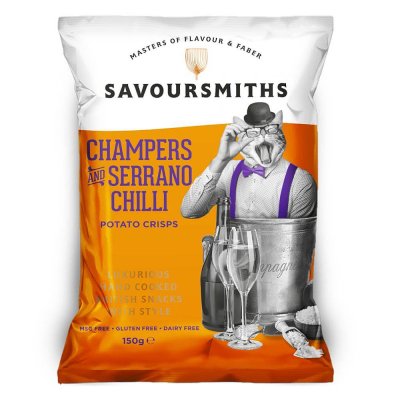 Savoursmiths - champagne and serrano chili chips
