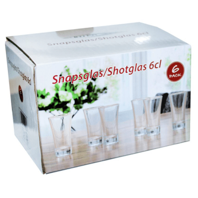 Snapsglas 6 cl 6 st