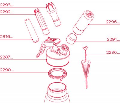 Sifon iSi Gourmet Whip 0,50 liter