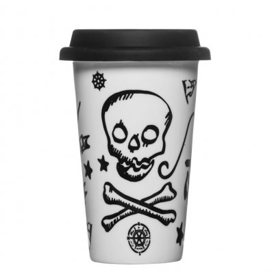 Tattoo Take Away mugg 25 cl silikonlock Sagaform