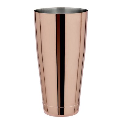 Bostonshaker tin on tin koppar 80 cl